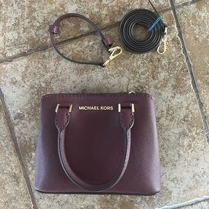 Michael Kors mini Savannah XS Saffiano Leather Plum